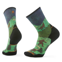 Smartwool Trail Run Neature Print Crew Socks Mens | Multi Blue | Large | Christy Sports