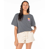 Roxy Sun Stamps Tee Womens | Multi Charcoal | Medium | Christy Sports