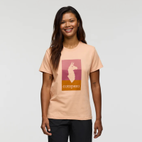Cotopaxi Llama Block T-Shirt Womens | Coral | Medium | Christy Sports