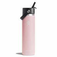 Hydro Flask 24oz Wide Mouth with Flex Straw Cap | Light Pink | Christy Sports