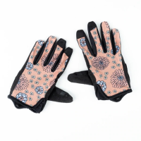 Troy Lee Wild Rye Galena Gel Bike Gloves Womens | Multi Pink | Small | Christy Sports