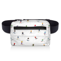 Hi Love Puffer Crossbody Fanny Pack | Multi Turq | Christy Sports