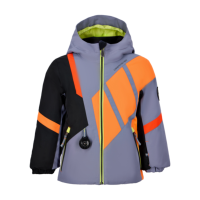 Obermeyer Orb Jacket Kids | Multi Orange | 7 | Christy Sports