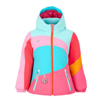 Obermeyer Livia Jacket Toddlers | Multi Aqua | 5 | Christy Sports