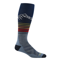Darn Tough Steep Lines Socks Mens | Multi Navy | X-Large | Christy Sports