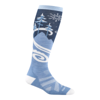 Darn Tough Swirlwind Socks Womens | Multi Blue | Large | Christy Sports