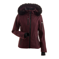 Nils Lillehammer Faux Fur Jacket Womens | Wine | 14 | Christy Sports