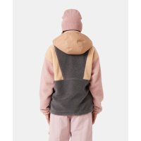 Roxy Rita Half Zip Sherpa Anorak Womens | Multi Olive | X-Large | Christy Sports