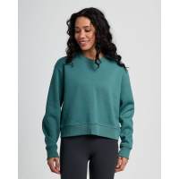 Free Fly Bamboo Northcoast Fleece Crew Womens | Turq | Large | Christy Sports
