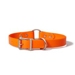 Filson  11090127 Webbing Dog Collar - Blaze Orange 23-Inch