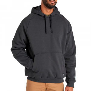 Timberland PRO Mens A55QS Hood Honcho Sport Double Duty Pullover Hoodie - Jet Black/Vapor Grey Small Regular