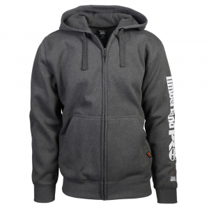 Timberland PRO Mens A235X Hood Honcho Sport Full-Zip  - Dark Charcoal Heather/White 4X-Large Regular