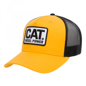 CAT Mens 1090002 Retro Diesel Power Cap - Yellow One Size Fits All