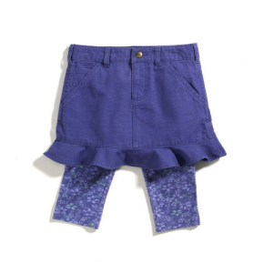 Carhartt Carhartt  CG9523 Washed Duck Skirt and Tights Set - Girls - Medium Purple 10 Youth - $18.00 at Dungarees