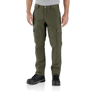 Carhartt Carhartt Men's 105491 Rugged Flex Relaxed Fit Ripstop Cargo Fleece-Lined Work Pant - Basil 38W x 36L - $74.99 at Dungarees