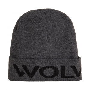 Wolverine Mens WVH9001 Knit Logo Watch Cap - Charcoal Grey One Size Fits All