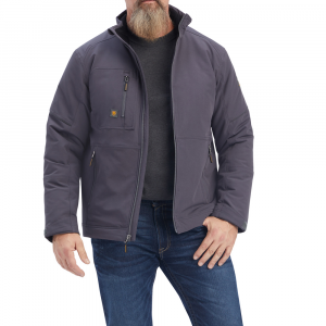 Ariat Men's 10041501 Rebar Dri-Tek DuraStretch Insulated Jacket - Periscope Grey Large Tall