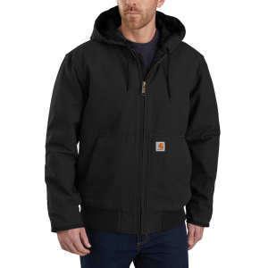 Carhartt Carhartt Mens 104050 J130 Washed Duck Active Jac - Black Large Tall - $139.99 at Dungarees