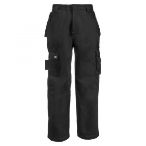 CAT Men's 1810006 Flame Resistant Cargo Pant - FR Black 44W x 30L