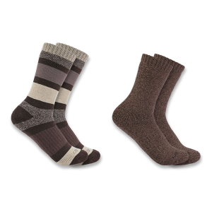 Carhartt Carhartt  SC3152W Women's Heavyweight Crew Sock 2-Pack - Charcoal Medium - $21.99 at Dungarees