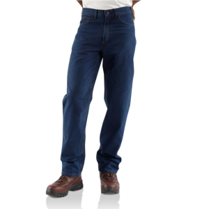 Carhartt Carhartt Men's FRB100 Flame Resistant Relaxed Fit 5-Pocket Jean - Denim 48W x 36L - $99.99 at Dungarees