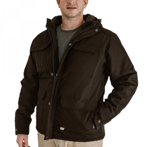 CAT Mens 1310089 Bedrock Jacket - Slate Brown Medium Regular