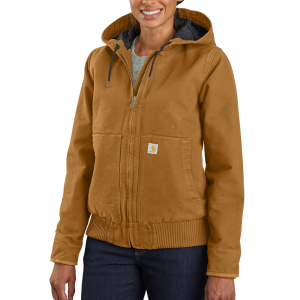 Carhartt Carhartt  104053 Women's WJ130 Washed Duck Active Jac - Carhartt Brown 3X-Large Plus - $129.99 at Dungarees