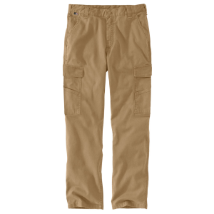 Carhartt Mens 104205 FR Relaxed Straight Rigby Cargo Pant - Dark Khaki 35W x 32L