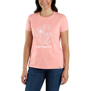 Carhartt Carhartt  105741 Women's Relaxed Fit Lightweight Short-Sleeve Floral C Graphic T-Shirt - Cherry Blossum Small Regular - $22.49 at Dungarees
