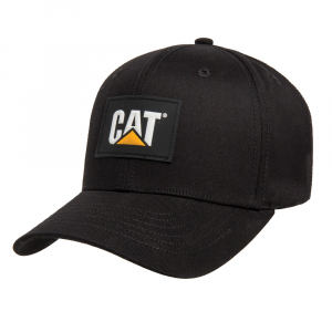 CAT Men's 1090034 Cat Patch Cap - Black One Size Fits All