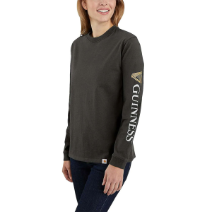 Carhartt Carhartt  104646 Women's Guinness Long Sleeve T-Shirt - Peat X-Small Regular - $27.99 at Dungarees