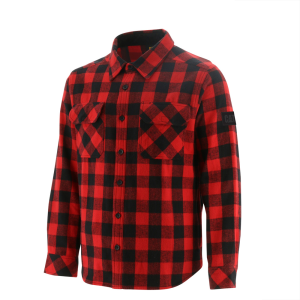Cat CAT Men's 1610031 Buffalo Check Overshirt - Red/Black Medium Regular - $59.99 at Dungarees