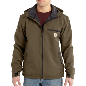 Carhartt Carhartt Men's 101300 Crowley Nylon Hooded Jacket - Canyon Brown Small Regular - $86.99 at Dungarees