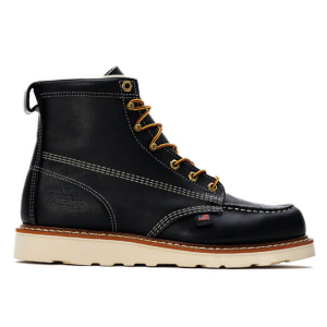 Thorogood  814-6201 American Heritage - 6" Moc Toe Maxwear Wedge - Black 5 A 1/2 D