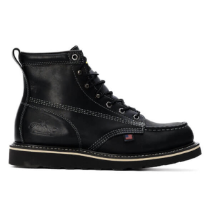 Thorogood  814-6206 American Heritage Midnight Series - 6" Moc Toe - Black 14 D