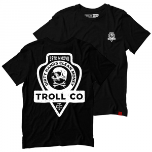 Troll Co. Mens TC1389 Artifact Tee - Black 4X-Large Regular