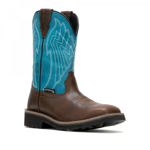 Wolverine  W231112 Women's Rancher Eagle - Turquoise 6 A 1/2 W