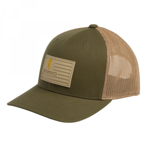 Browning Mens 308033641 Recon Flag Cap - Loden One Size Fits All