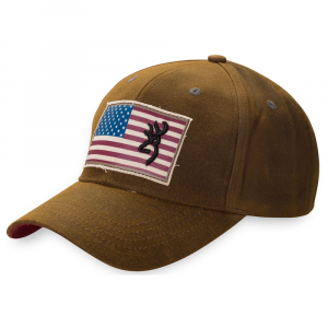 Browning Men's 308776881 Liberty Wax Cap - Dark Brown One Size Fits All