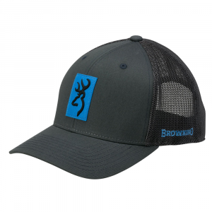 Browning Mens 308713651 Snap Shot Cap - Blue One Size Fits All
