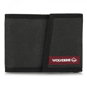 Wolverine Men's WV61-9222 Guardian Cotton Bifold Velcro Wallet - Onyx One Size Fits All