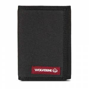 Wolverine Men's WV61-9223 Guardian Cotton Nylon Trim Trifold Wallet - Onyx One Size Fits All