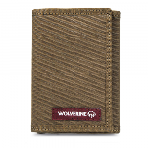 Wolverine Mens WV61-9224 Guardian Cotton Trifold Wallet - Chestnut One Size Fits All