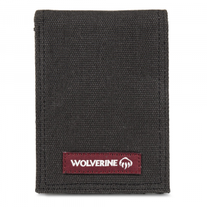 Wolverine Men's WV61-9225 Guardian Cotton Front Pocket Wallet - Onyx One Size Fits All