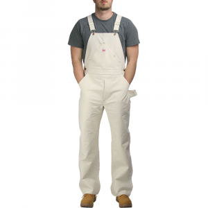 Round House Mens 71 Painter Bib Overall - Natural 44W x 34L
