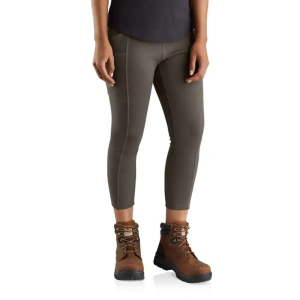 Carhartt Carhartt  105321 Closeout Women's Force Fitted Lightweight Ankle Length Legging  - Tarmac 2X-Large Regular - $43.99 at Dungarees