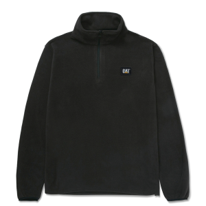 Cat CAT Men's 1030010 Cat Microfleece Quarter Zip - Black Medium Regular - $39.99 at Dungarees