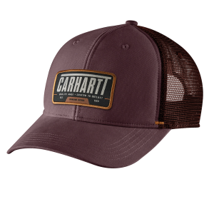 Carhartt Carhartt Men's 105971 Closeout Canvas Mesh-Back Outlast Patch Cap - Port One Size Fits All - $14.99 at Dungarees