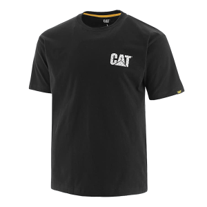 Cat CAT Mens W05324 Closeout Trademark T-Shirt - Black/Diamond Plate Small Regular - $21.99 at Dungarees