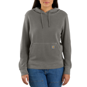 Carhartt Carhartt  106178 Relaxed Fit Midweight Garment Dyed French Terry Hooded Sweatshirt - Shadow X-Small Regular - $69.99 at Dungarees
